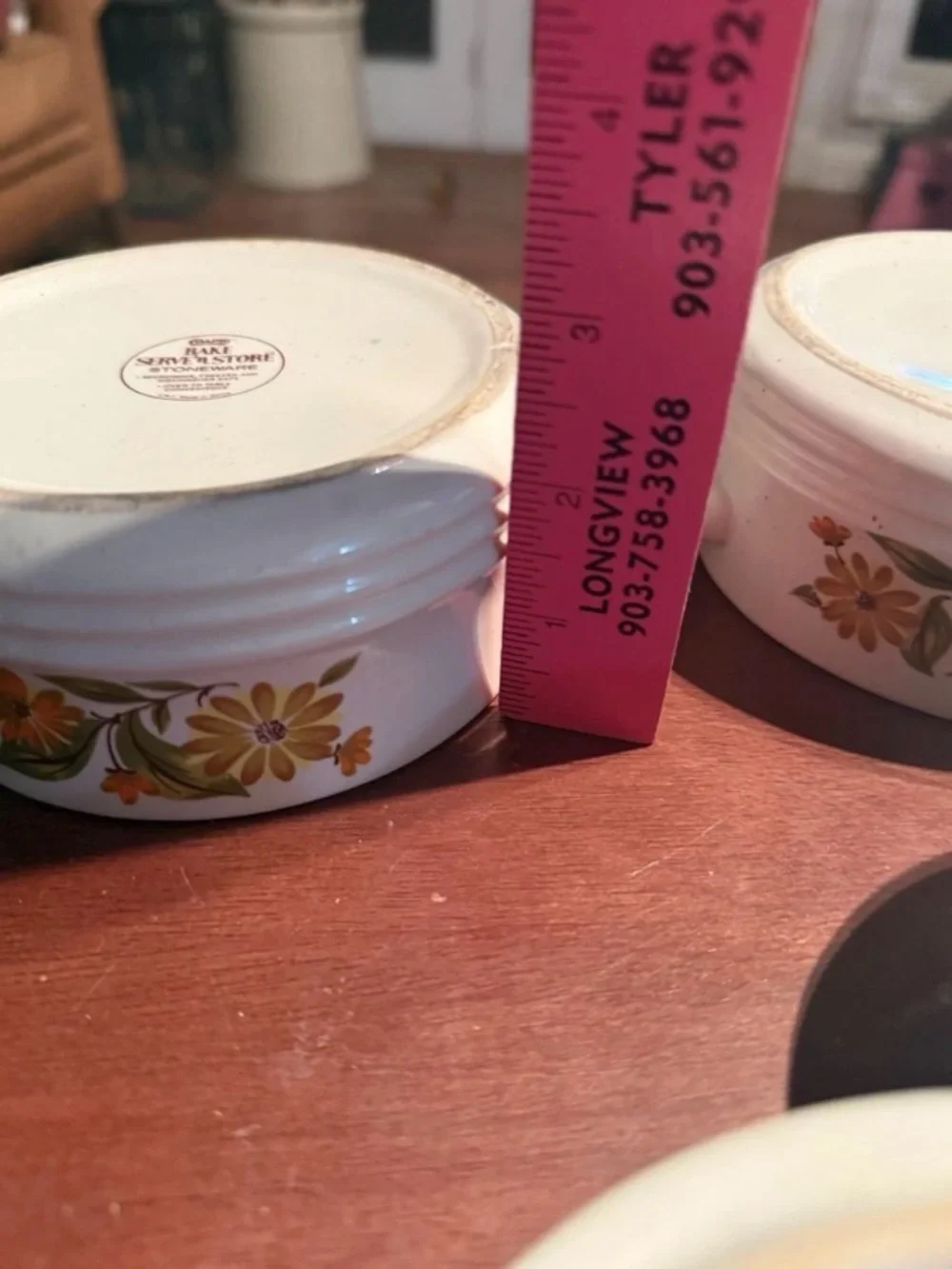 3 Capri Bake Serve 'n Store Stoneware Individual Casserole 5